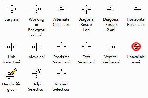 Connect the Dots Mouse Cursors