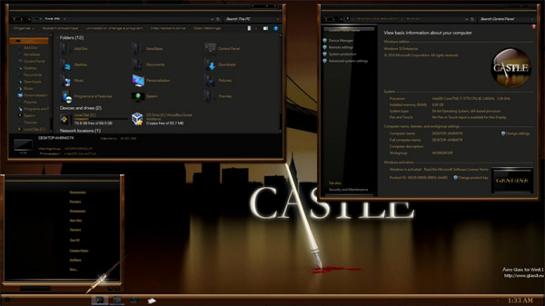 Castle V2 for Windows 10 Anniversary Update RS1