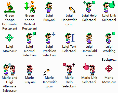 Super Mario World Cursors