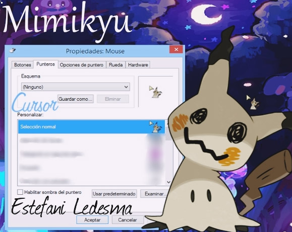 Mimikyu mouse cursors