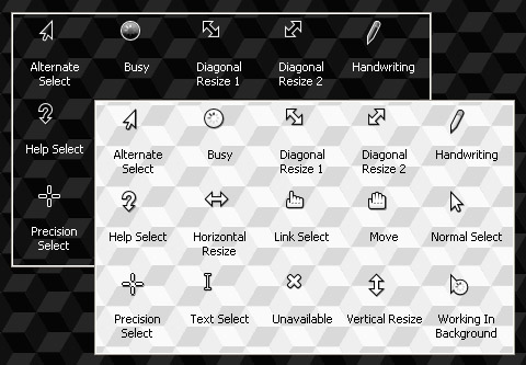 DMZ generic windows cursors