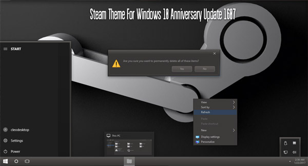 Steam Theme Win10 Anniversary Update1