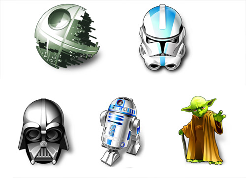 Star Wars 5 PNG ICONS