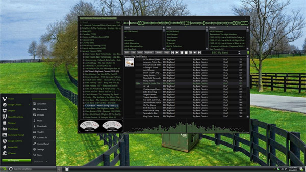 nVidia Foobar2000 Theme