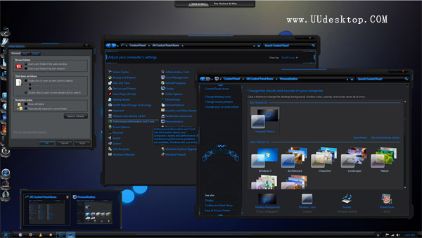 D.N.A. Windows 7 desktop themes