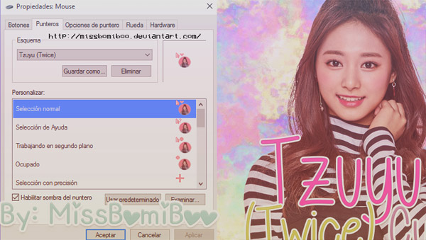 Tzuyu (Twice) Mouse Cursor