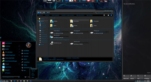 Ionize X RS2 for windows 10 desktop themes