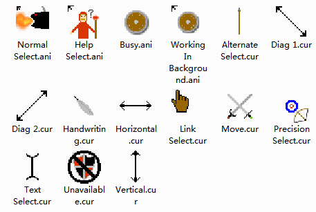 Medieval Theme Mouse Cursors