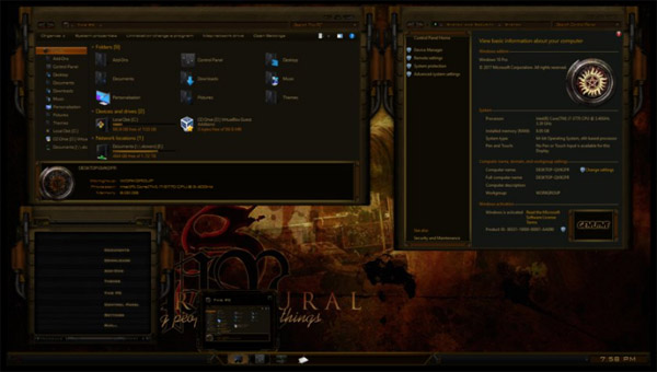 Supernatural Dual Themes for Windows 10 1703 RS2
