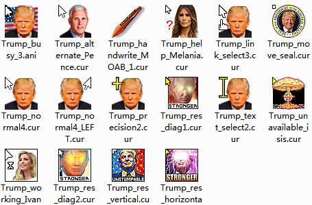 USA Trump Mouse Cursors