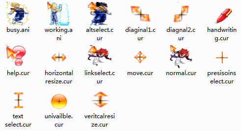 dragon ballz Mouse Cursors