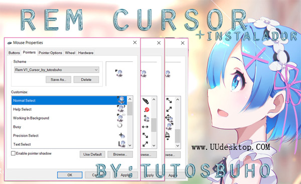 Anime Tumblr Cursors