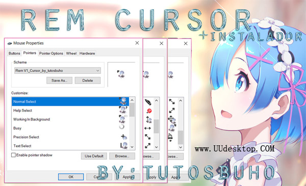 Rem V1 Mouse Cursor