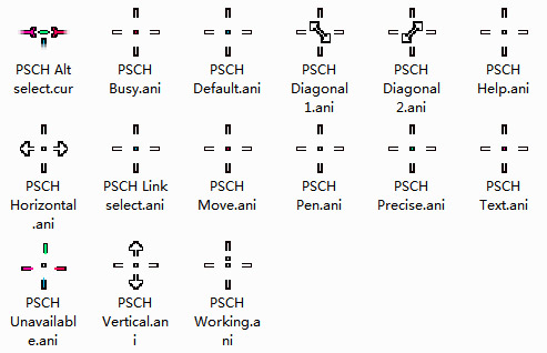 Playstation Shapes Mouse Cursors