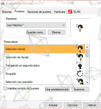 Levi Heichou for mouse cursors