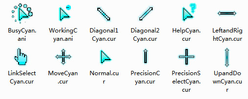 MobiusCyan Mouse Cursors