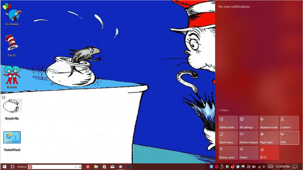 Cat in the Hat for windows 10 desktop themes