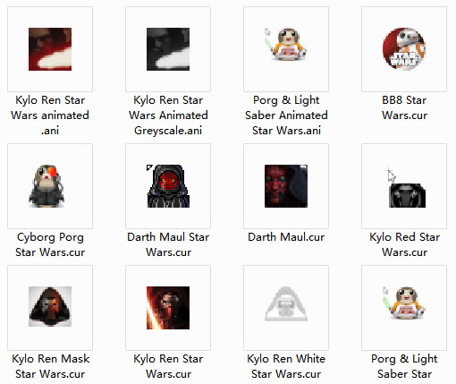 Star Wars Collection Mouse Cursors