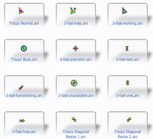 TRIPPY Mouse Cursors