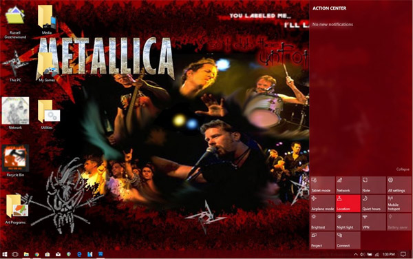 Windows 98 to 10 Theme - Metallica