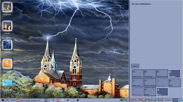 Storm on Holy Hill for windows 10 themes