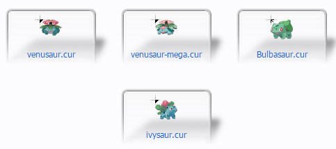 Bulbasaur & CO. Mouse Cursors