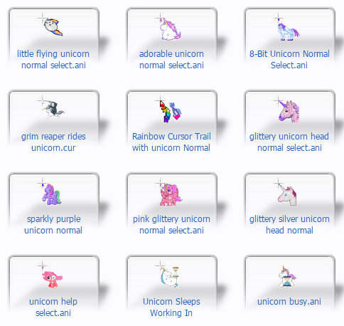 Ultimate Unicorn Mouse Cursors