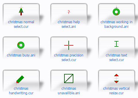 2017 Christmas Xmas Mouse Cursors