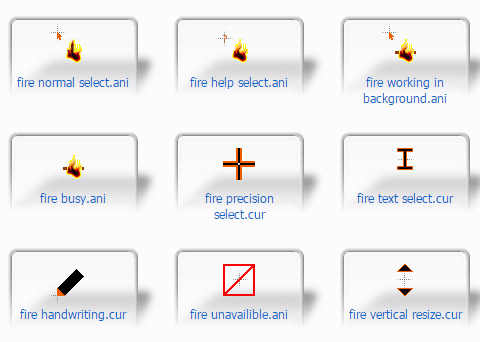 fire reinvention Mouse Cursors