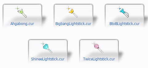 Kpop lightsticks #2 Cursors