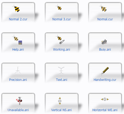 Caution Mouse Cursors