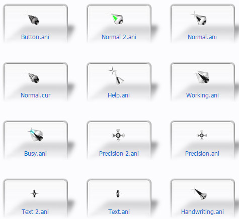 Mechanical Mouse Cursors