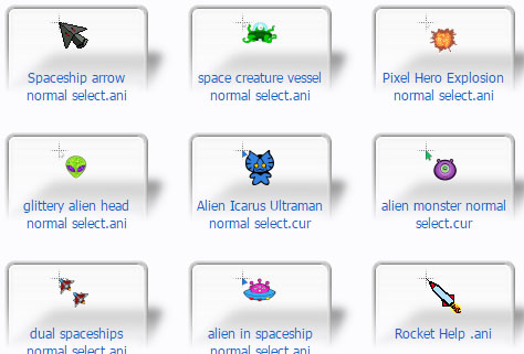 Out Of This World Cursors