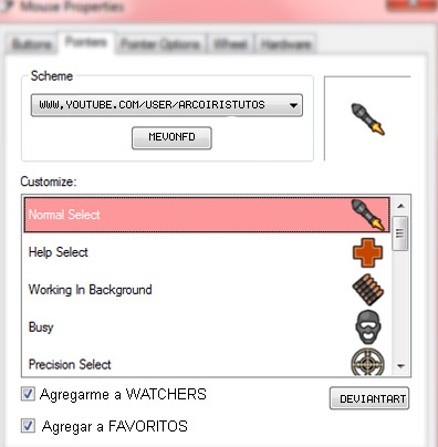 Team fortress cursors