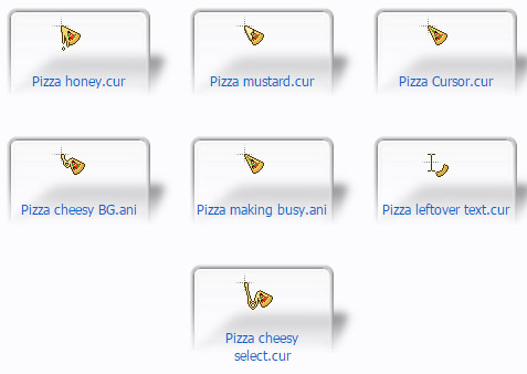 cool Pizza Cursors