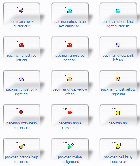 FREE Pac-Man Cursors 