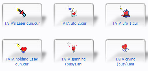 Tata BT21 Sci-Fi Mouse Cursors