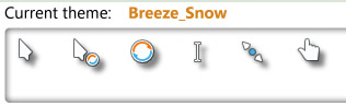 Breeze Snow mouse cursors