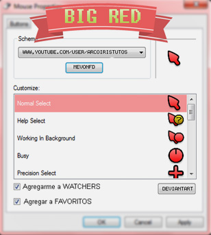 BIGRED mouse cursors