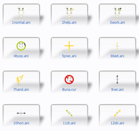 free Hwee Rabbit for windows cursors