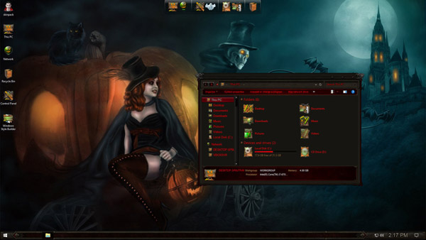 Happy Halloween 2018 for win7/8/10 themes