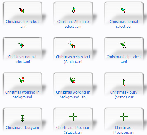 2019 Xmas Cursors