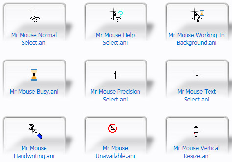 Cute Mr Mouse Cursors