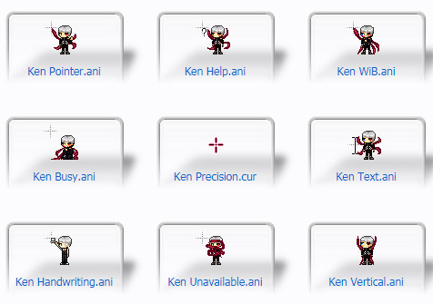 free Ken Kaneki Mouse Cursors