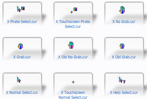 X Windows Logo Mouse Cursors