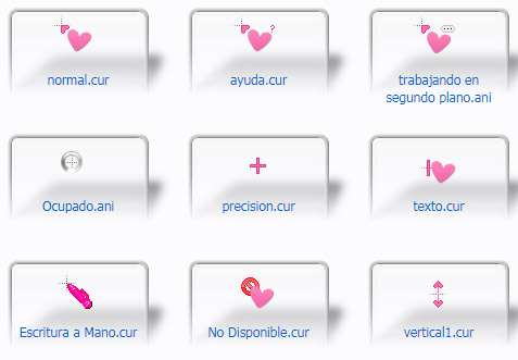 Pink Heart Kawaii Mouse Cursors