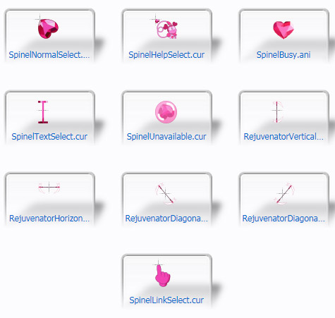 Spinel Love Cursors