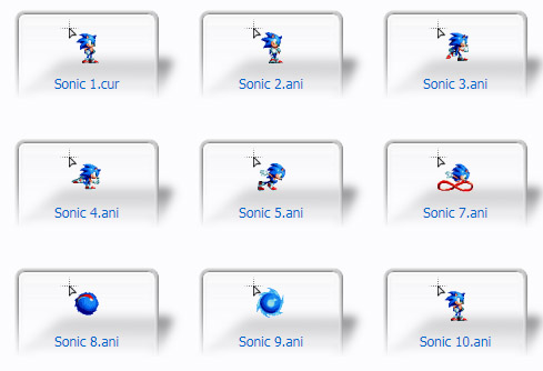 Hortinus Sonic Mania Styled Sprites Cursors