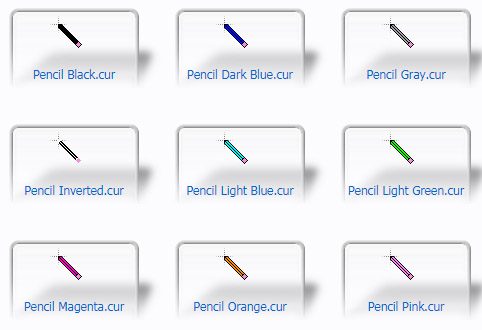 Pencil Mouse Cursors