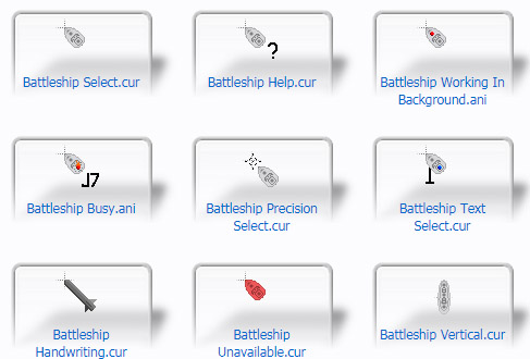 Battleship Mouse Cursors